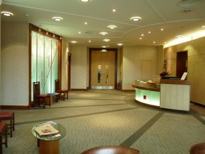 Our reception area looks nothing like this - I kind of wish it did, however. Photo courtesy Google images, marked for noncommercial reuse.
