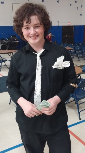 The Boy after Godspell's opening night. He still misses it, he tells me, and considering how spectacular it was, I don't blame him.