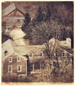The house my parents built. Evelyn & The Soldier's home is on the right, the exposed beam side.